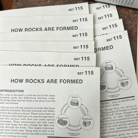 Science microscope slide set 115 How Rocks are Formed - Picture 2 of 11